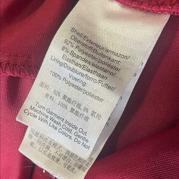 DKNY Red Velvet Dress - Picture 6 of 6